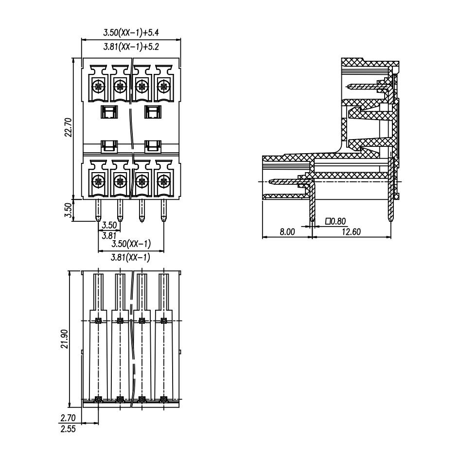 pcb terminal block connector